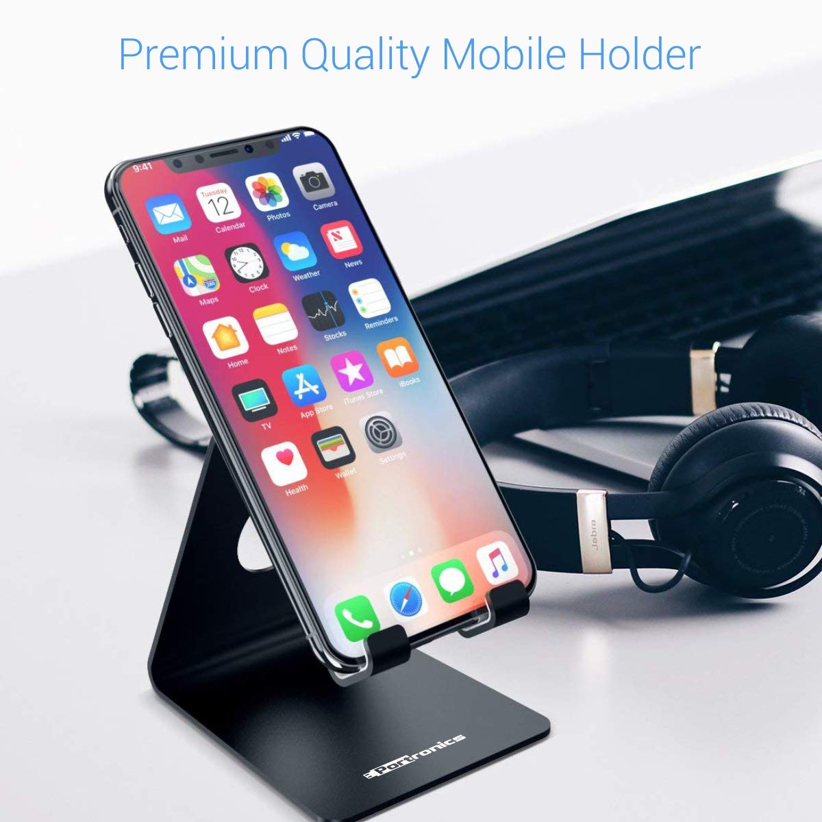 Universal Mobile Holder Stand with Metal Body